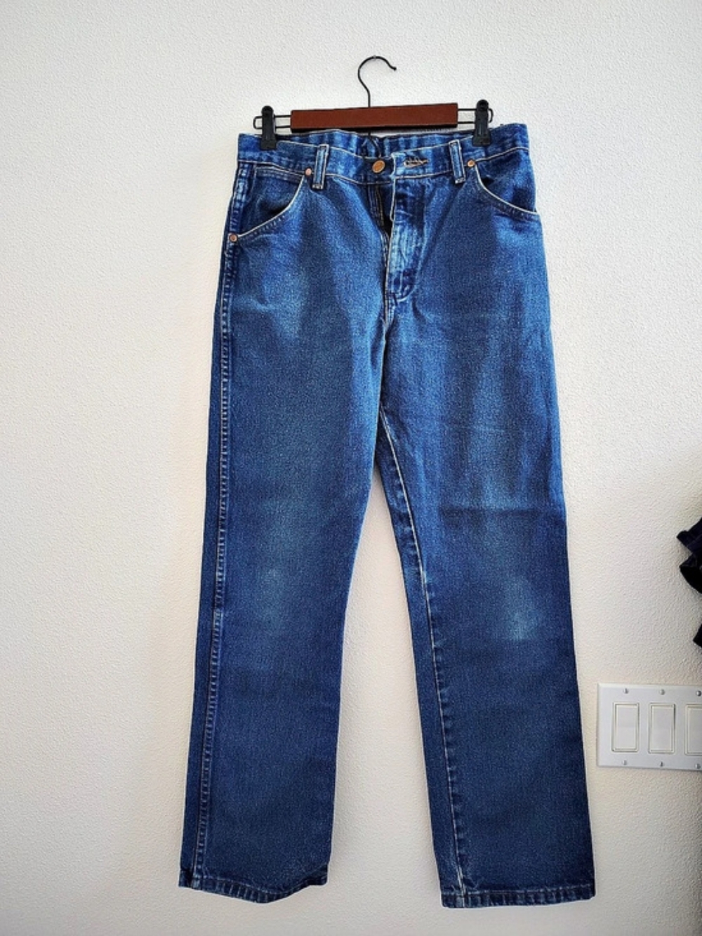 Wrangler Cowboy Cut Original Fit Jeans Blue- Boys Size 18.